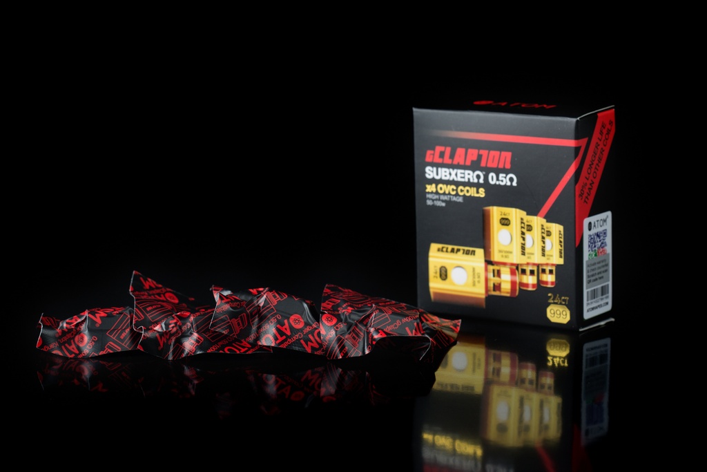 Pack de 4 résistances gCLAPTON ATOM Vapes