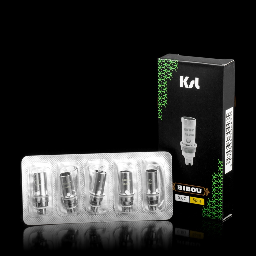 Pack de 5 résistances mesh pour Hibou KsL Vapor