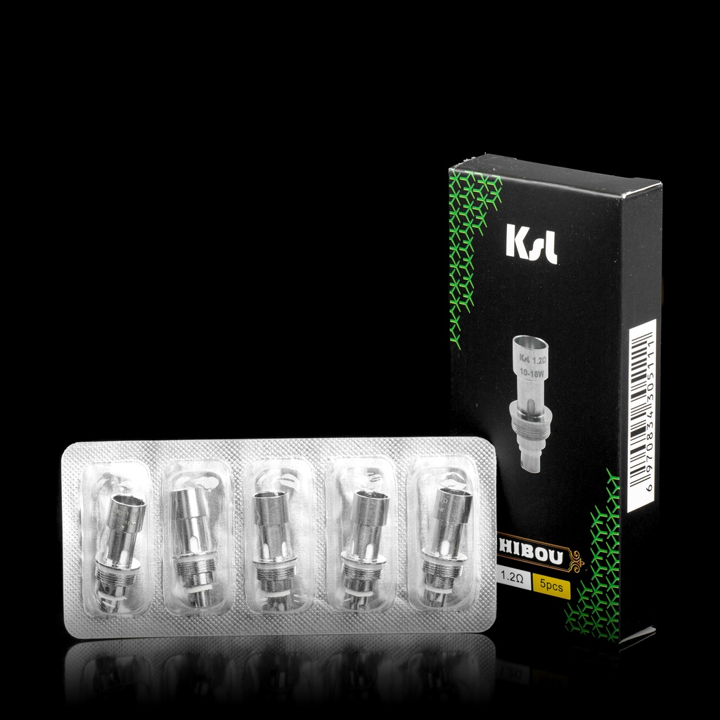 Pack de 5 résistances mesh pour Hibou KsL Vapor