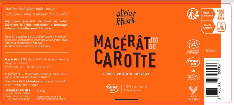 Étiquette | Macérâts | 50 mL