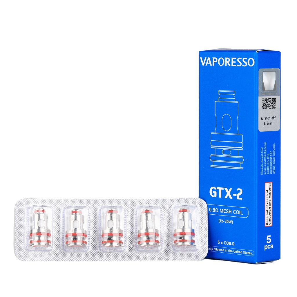 Résistances GTX par 5 Vaporesso