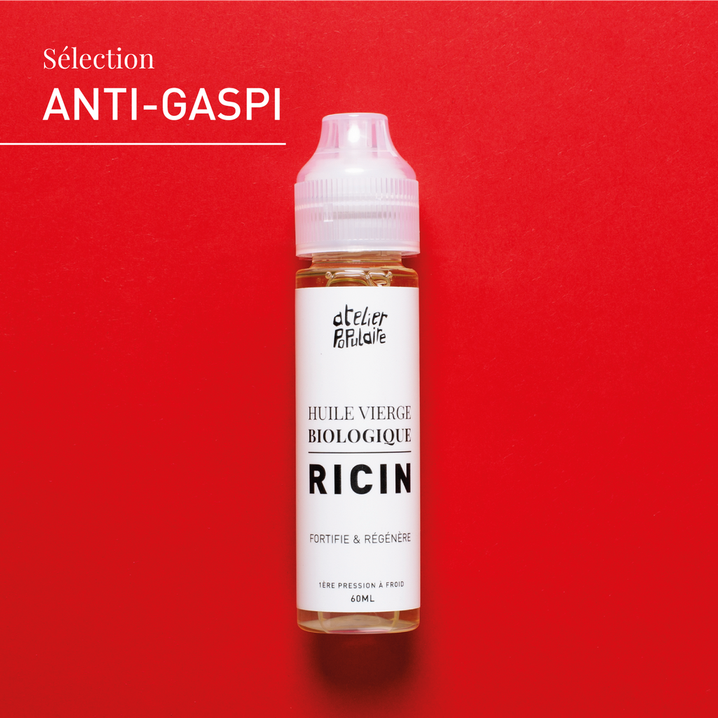 Huile vierge de Ricin Bio | COSMOS CERTIFIED | 60mL (ANTI-GASPI)