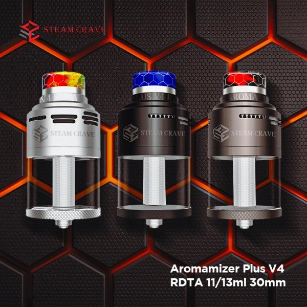 Aromamizer Plus V4 RDTA 11/13ml 30mm | Steam Crave