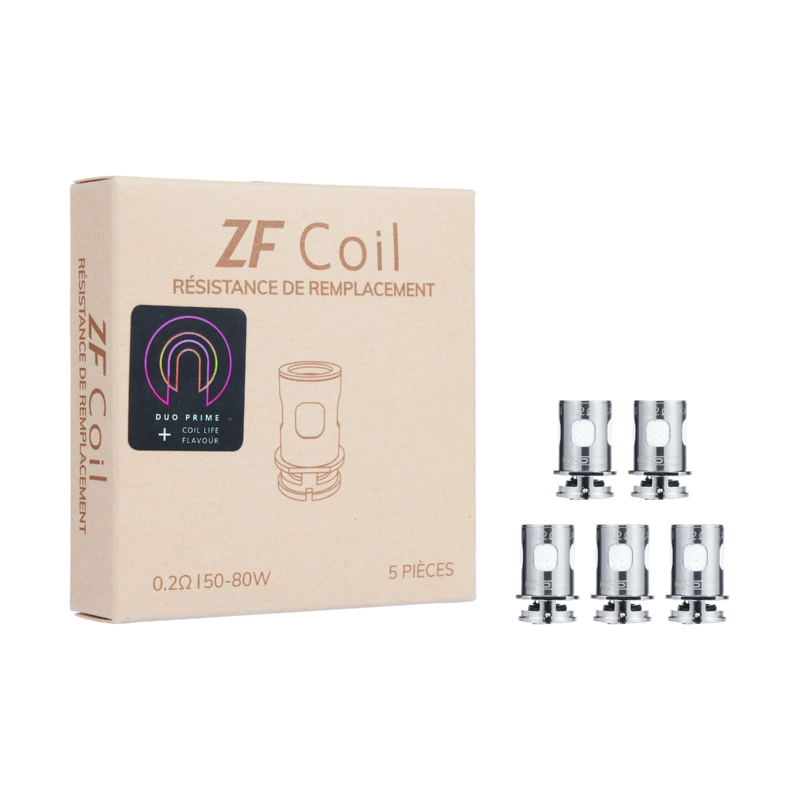 Pack de 5 résistances ZF Coils | Innokin - Intensité résistance : 0.2 ohm