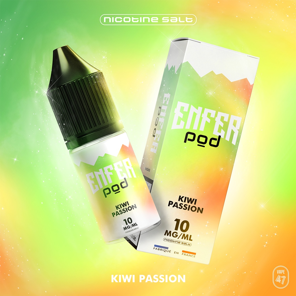 FPS - E-liquide - ENFER Pod Kiwi Passion (10mL) 