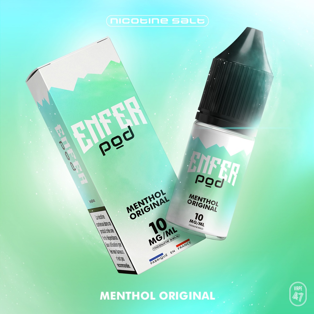 FPS - E-liquide - ENFER Pod Menthol Original (10mL) 