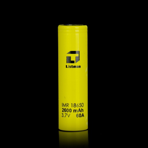 [LST18650260060] Accu Listman 18650 2600mAh 60A