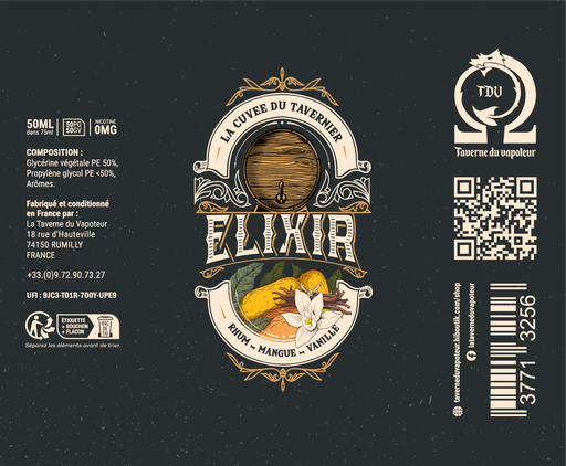 Etiquette Elixir 50ml