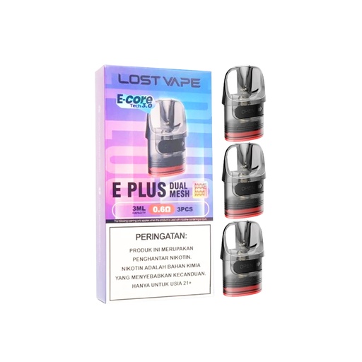 [E-Plus-0.6Ohm] Cartouches E-plus Dual Mesh | Lost Vape 