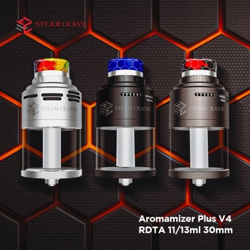 Aromamizer Plus V4 RDTA 11/13ml 30mm | Steam Crave