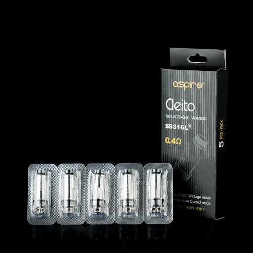 [ASPRCLT04] Pack de 5 résistances Cleito Aspire